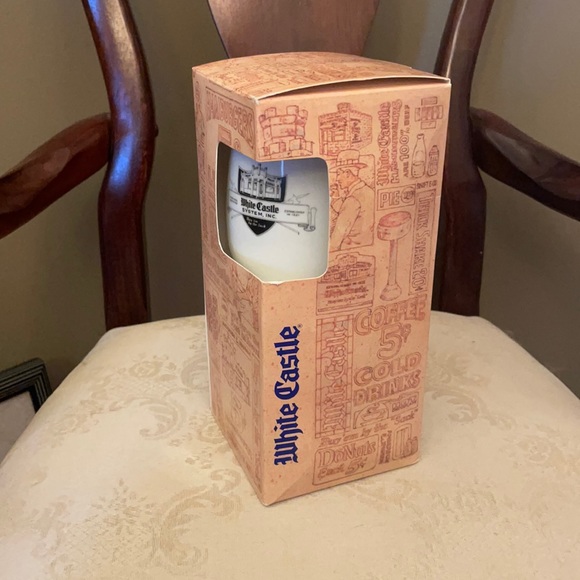 Vintage 1995 White Castle restaurant ware coffee mugs, cups, NIB - Picture 1 of 8